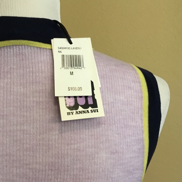 Sui by Anna Sui Lightweight Knit Tennis Inspired Dress - Picture 11 of 16